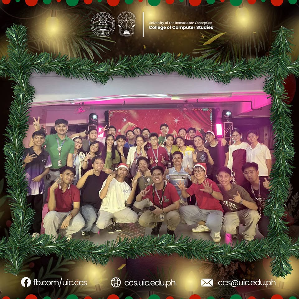 UIC CCS Christmas Party poster