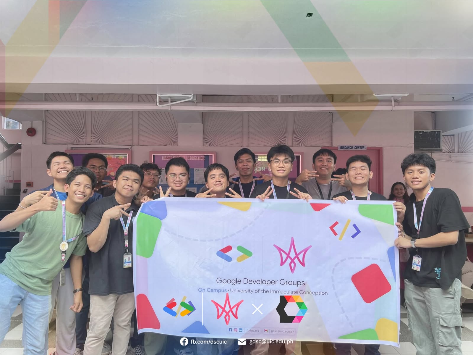 GDGOC-UIC club fair poster