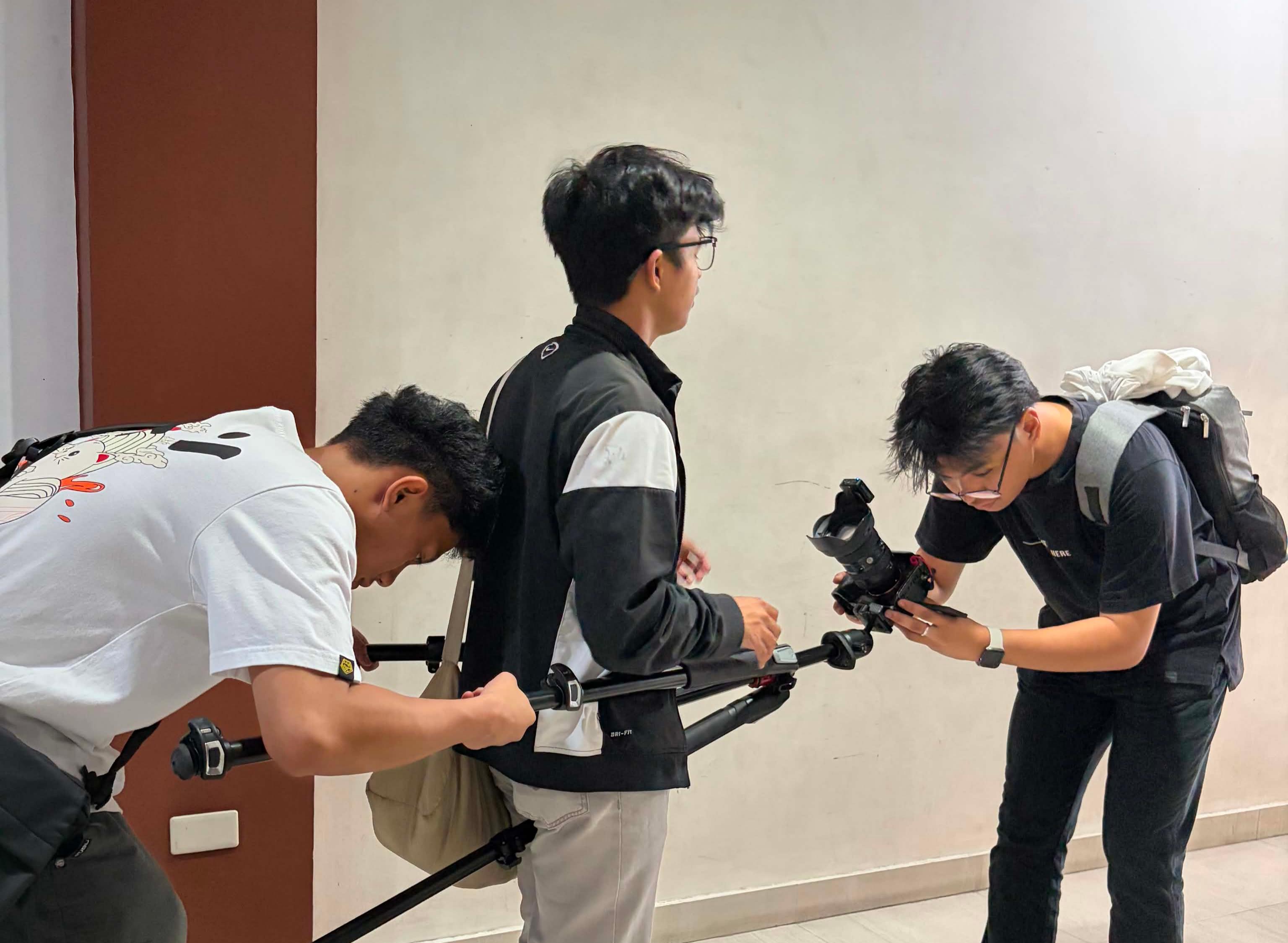 Cinematic behind-the-scenes frame