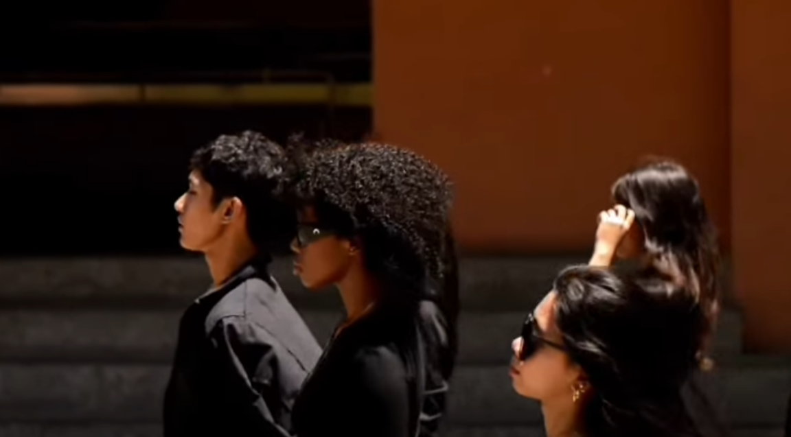 Indak Silakbo dancers wearing black and sunglasses