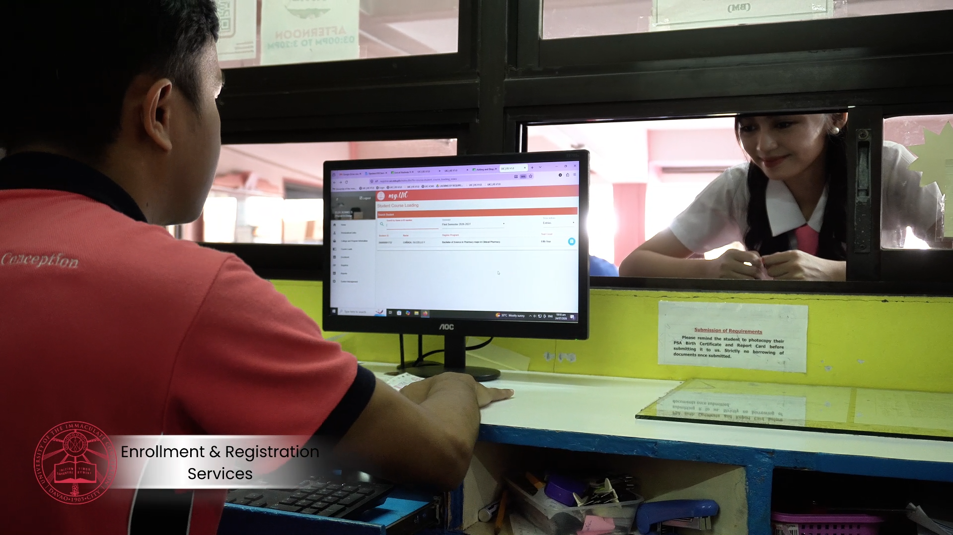 UIC-AUN-QA registrar promotional video poster